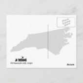 素晴らしい滝縦はがき ポストカード (裏面)