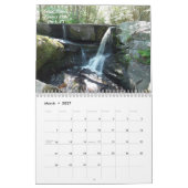 素晴らしい滝 カレンダー (3月 2027)