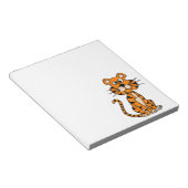 素晴らしい漫画の虎デザイン ノートパッド (アングル)