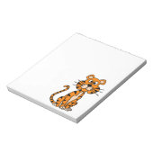 素晴らしい漫画の虎デザイン ノートパッド (回転)