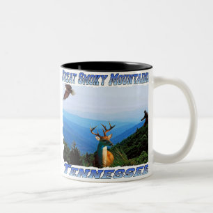 素晴らしい煙山のテネシー州のコーヒーカップ ツートーンマグカップ