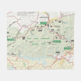 素晴らしい煙山のフリースブランケット フリースブランケット