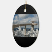 素晴らしい煙山の国立公園 セラミックオーナメント (左)