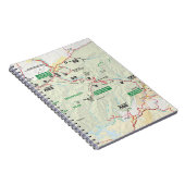 素晴らしい煙山の地図のノート ノートブック (右側)