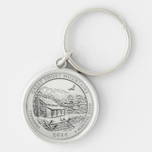 素晴らしい煙山の硬貨 キーホルダー
