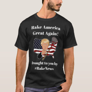 素晴らしい熊手アメリカ再度、切札のユーモア Tシャツ