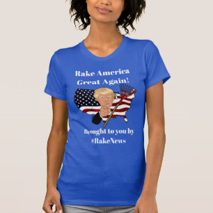素晴らしい熊手アメリカ再度、反ドナルド・トランプ Tシャツ