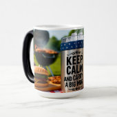 素晴らしい熱変化マグカップ11/15oz白い魔法マグカップ モーフィングマグカップ (正面左)