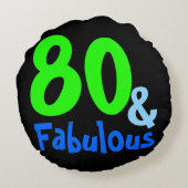 素晴らしい熱帯誕生日 ラウンドクッション (裏面)