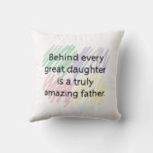 素晴らしい父 クッション (裏面)