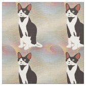 素晴らしい猫 ファブリック (クローズアップ)