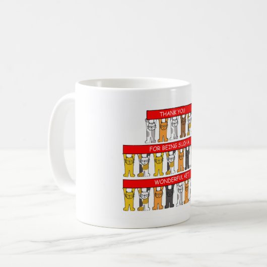 素晴らしい獣医に感謝 コーヒーマグカップ (正面左)