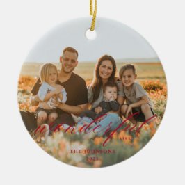 素晴らしい生き物の陶芸オーナメント赤 セラミックオーナメント