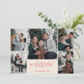 素晴らしい生活だ数々の」 – 写真ホリデーカード シーズンカード (スタンド正面)