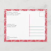 素晴らしい生活 | 単に写真エレガントのクリスマス シーズンポストカード (裏面)