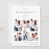 素晴らしい生活 | 6フォトコラージュ シーズンカード (正面)