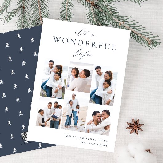 素晴らしい生活 | 6フォトコラージュ シーズンカード