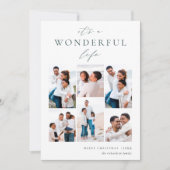 素晴らしい生活 | 6フォトコラージュ シーズンカード (正面)