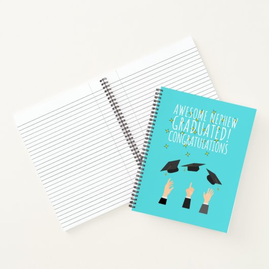 素晴らしい甥っ子が卒業おめでとう ノートブック (内部)