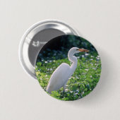 素晴らしい白鷺 缶バッジ (正面&裏面)