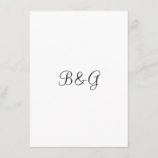 素晴らしい白黒水玉模様結婚のメニュー メニュー (裏面)