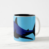 素晴らしい白 ツートーンマグカップ (正面右)