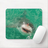 素晴らしい白Shark1 マウスパッド (マウス)