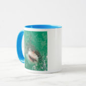 素晴らしい白Shark1 マグカップ (正面左)