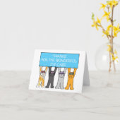 素晴らしい目をありがとう気に カード (黄色い花)