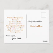 素晴らしい眼鏡操作 ポストカード (裏面)