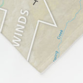 素晴らしい砂丘(コロラド州)のフリースブランケット フリースブランケット (角)