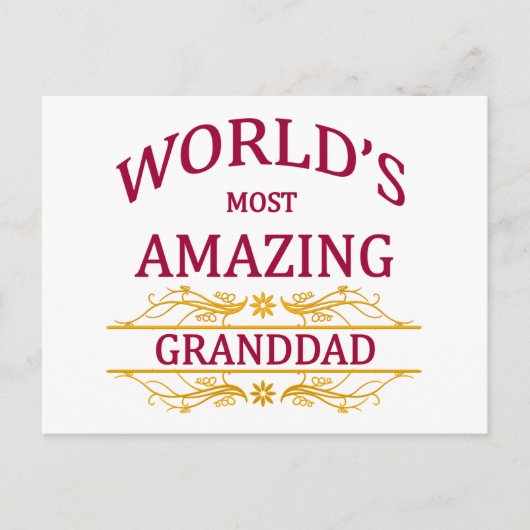 素晴らしい祖父 ポストカード (正面)