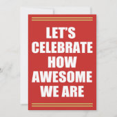 素晴らしい私達がFriendsgivingいかにであるか祝おう 招待状 (正面)