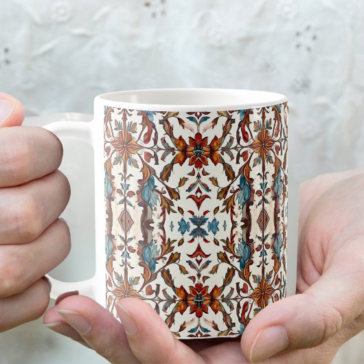 素晴らしい秋とブルーマグ コーヒーマグカップ