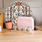 素晴らしい秋とブルーラウンド カッティングボード