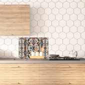 素晴らしい秋とブルーロググラス カッティングボード