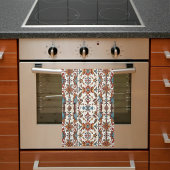 素晴らしい秋とブルー キッチンタオル