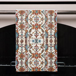 素晴らしい秋とブルー キッチンタオル