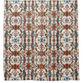 素晴らしい秋とブルー シャワーカーテン (正面)