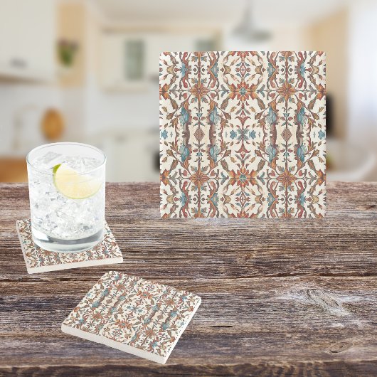 素晴らしい秋とブルー ストーンコースター