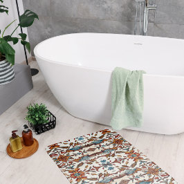 素晴らしい秋とブルー バスマット