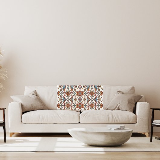 素晴らしい秋とブルー フリースブランケット