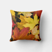 "素晴らしい秋の装飾用クッション" クッション (裏面)