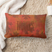 素晴らしい秋デザイナー感謝してい枕 ランバークッション (ブランケット)