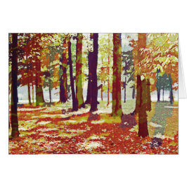 素晴らしい秋ハッピーサンクスギビングカード