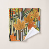 素晴らしい秋 バスタオルセット (ウォッシュタオル)