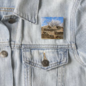 素晴らしい空とのアズテック派の煉瓦台なし 缶バッジ (インサイチュ)
