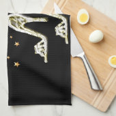 素晴らしい第50銀の靴の女王 キッチンタオル (四つ折り)