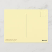 素晴らしい紅葉ベンチ紅葉名勝 ポストカード (裏面)