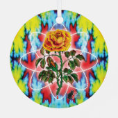 素晴らしい素晴らしいバラ メタルオーナメント (裏面)